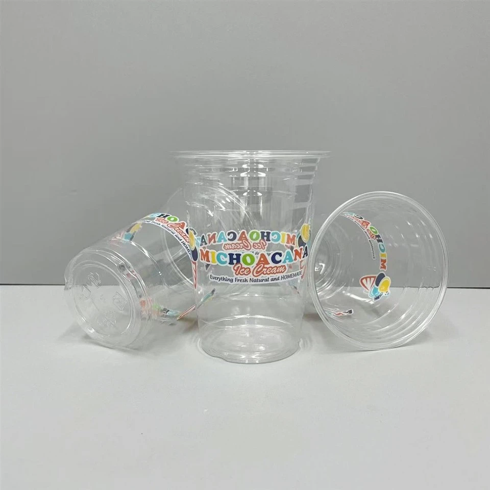 16oz Clear Pet Plastic Cups
