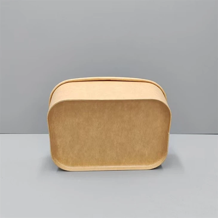 rectangular paper bowl