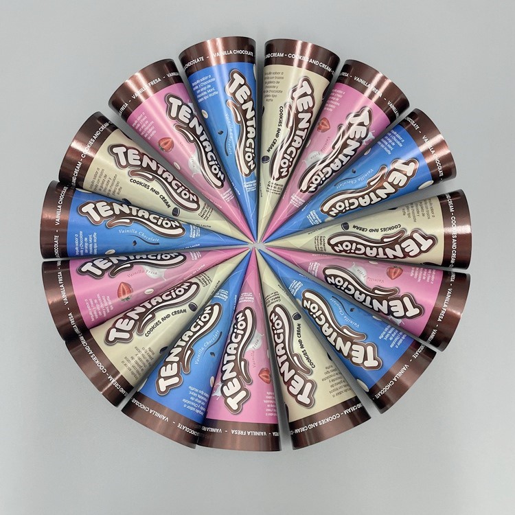 Custom Ice Cream Paper Cone sleeve 16 Custom Ice Cream Paper Cone sleeve 16