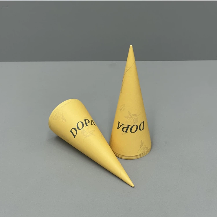 Custom Ice Cream Paper Cone sleeve 2 Custom Ice Cream Paper Cone sleeve 2